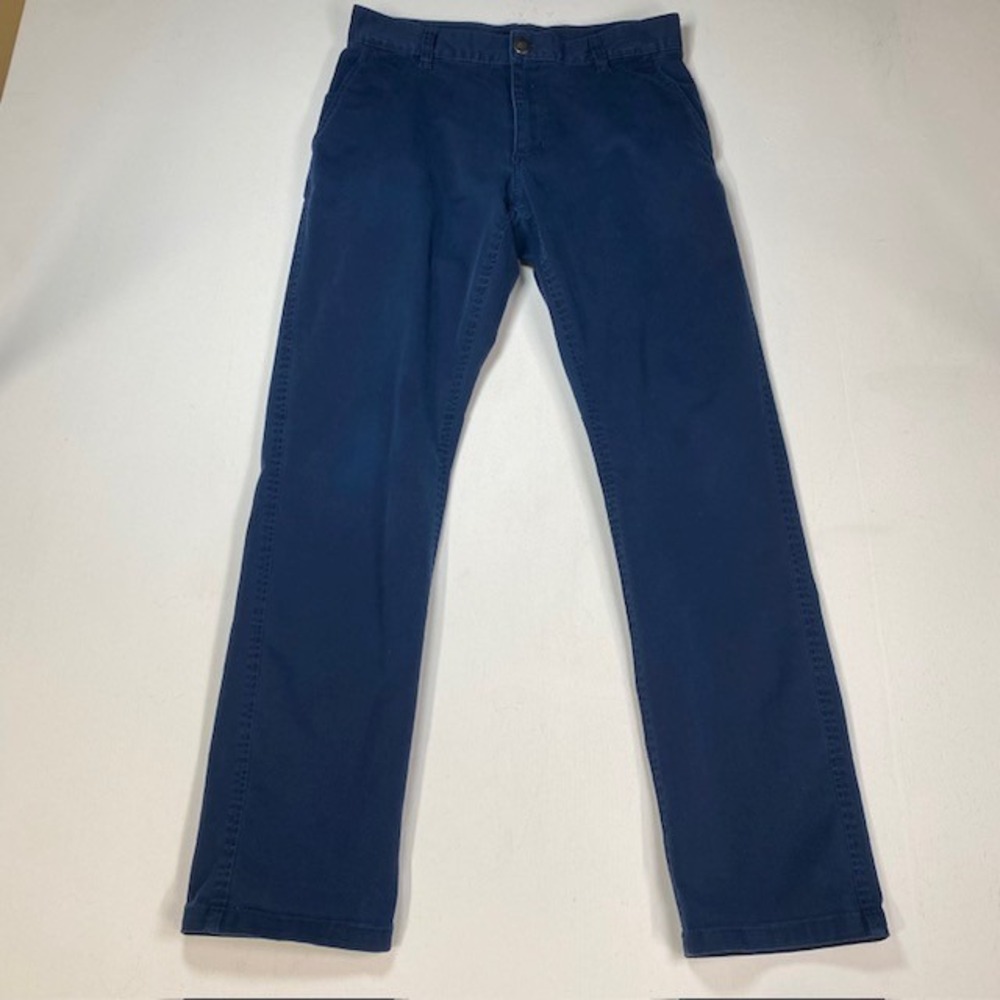 RVCA Week-End Fit Mens 30 Navy Blue‎ Straight Leg Chino Pants M3493RWS